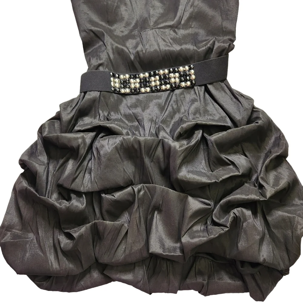 Torrid Black Hilo Pickup Strapless Formal Dress Plus Size 22 New Bubble Dress - Picture 6 of 10